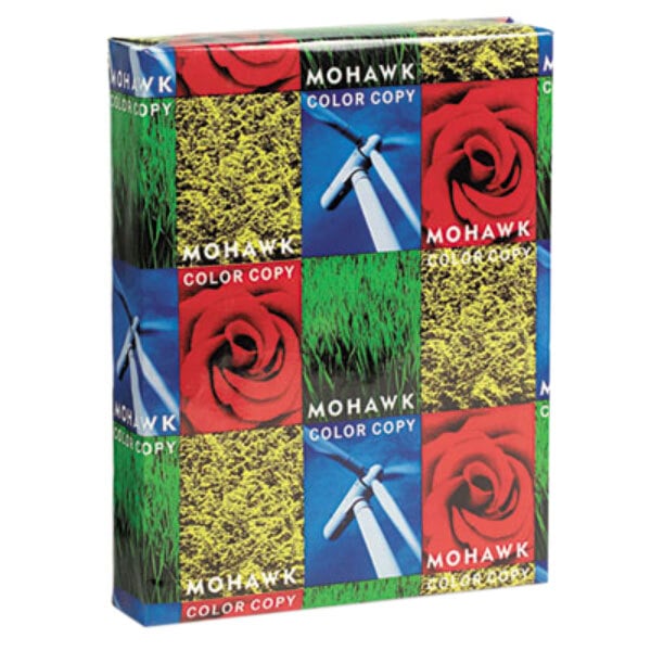 A ream of Mohawk bright white copy paper.