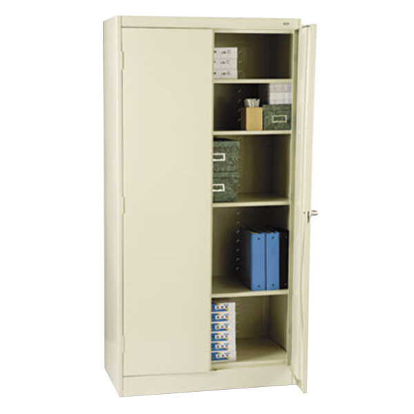 Tennsco 1470py High Standard 36 X 18 X 72 Putty Storage Cabinet