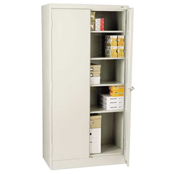 X 72 Light Gray Storage Cabinet, Office Depot Storage Cabinet Metal