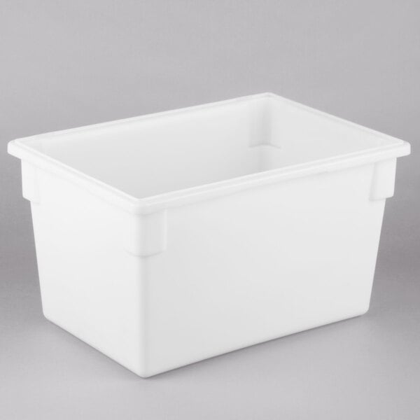 Choice 26 x 18 x 15 White Plastic Food Storage Box