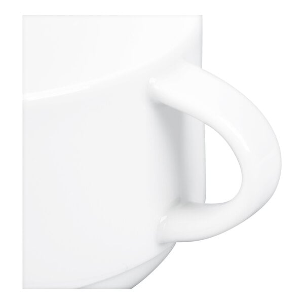 Schonwald Donna 9.5 oz. Continental White Two-Handled Soup Cup - 12/Case