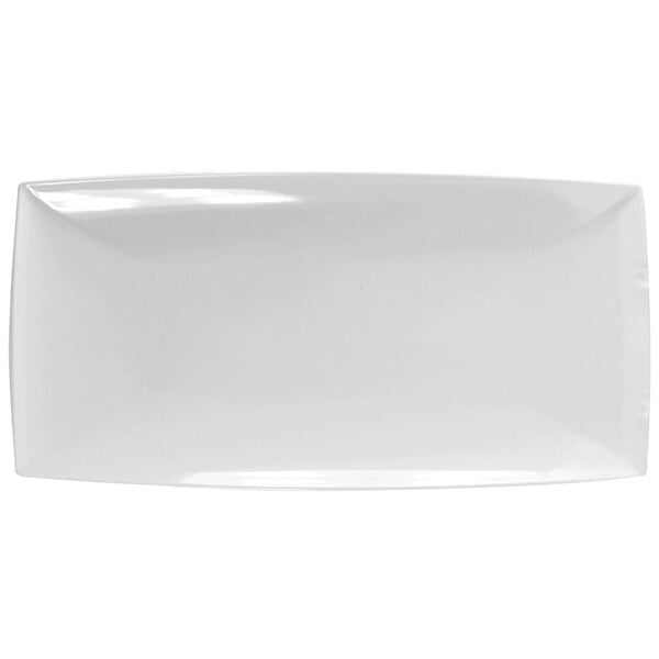 A white rectangular Thunder Group melamine tray.