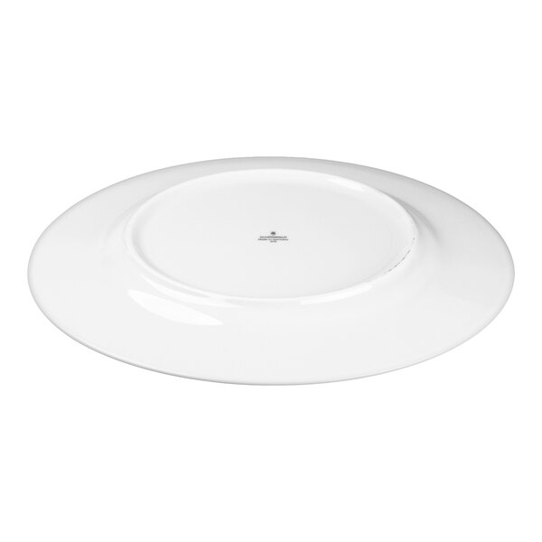 Schonwald Fine Dining 12 3/8" Round Continental White Porcelain Plate - 6/Case