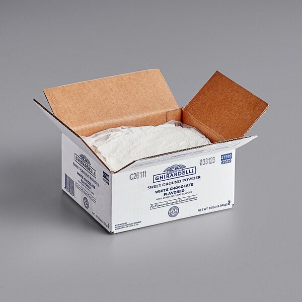 Ghirardelli Sweet Ground White Chocolate 10lb
