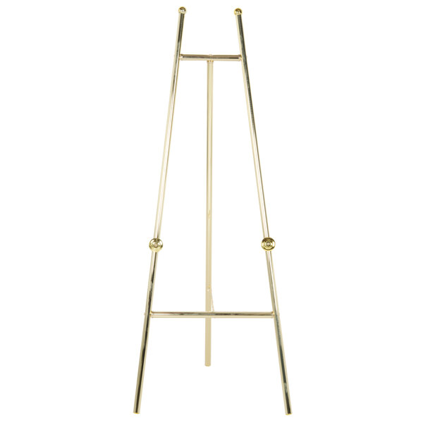 24" x 60" BrassColored Metal Easel EBS060