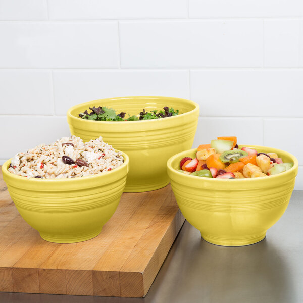 Homer Laughlin 967320 Fiesta Sunflower 3-Piece Prep Baking Bowl Set ... Homer Laughlin 967320 Fiesta Sunflower 3-Piece Prep Baking Bowl Set ...
