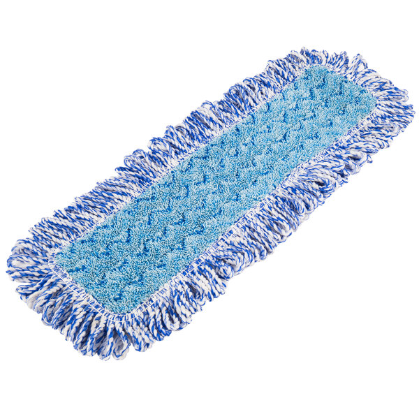 Rubbermaid Economy Wet Mopping Pad, Microfiber, 18, Blue