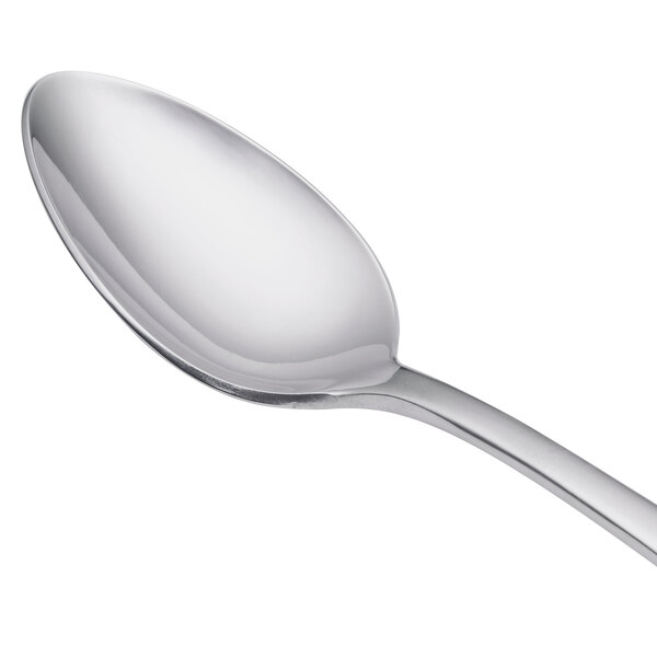 A Libbey stainless steel teaspoon with a silver handle.