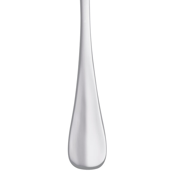 A Libbey stainless steel cocktail fork with a silver handle.