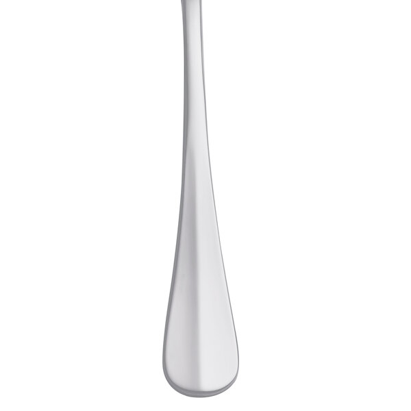 A Libbey stainless steel salad fork with a baguette pattern on the handle.