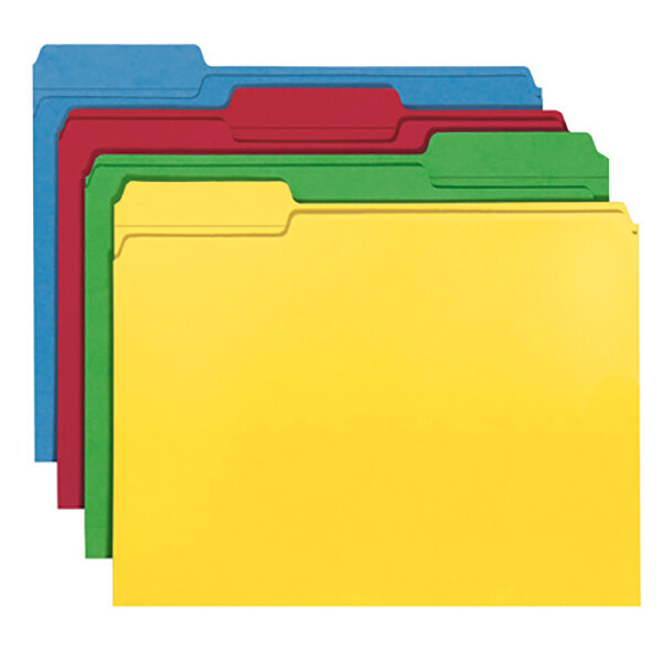 Smead 11641 Letter Size File Folder - Standard Height with Reinforced 1 ...