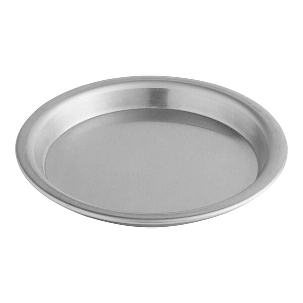 An American Metalcraft aluminum pie pan with a circular rim.