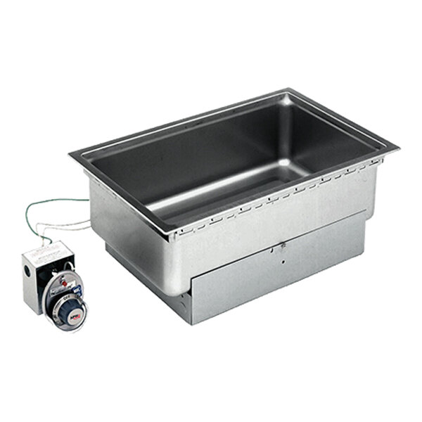 APW Wyott 3P-BM30DS-120 Bottom Mount 12" x 20" High Performance Hot Food Well with Drain - 120V