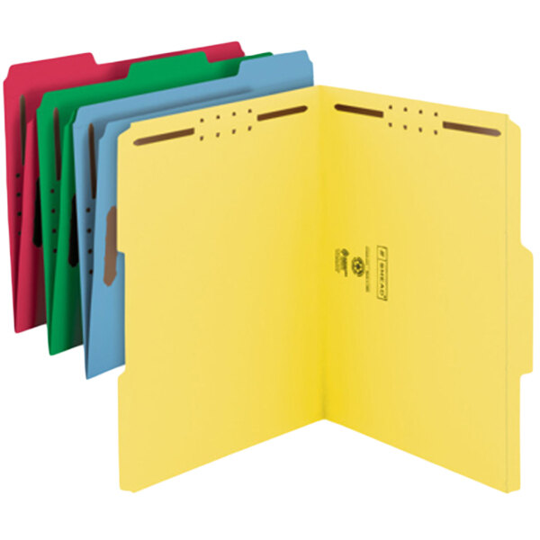 Smead 11975 Letter Size Fastener Folder with 2 Fasteners 50/Box