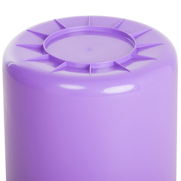 Carlisle 34101089 Bronco 10 Gallon Purple Trash Can