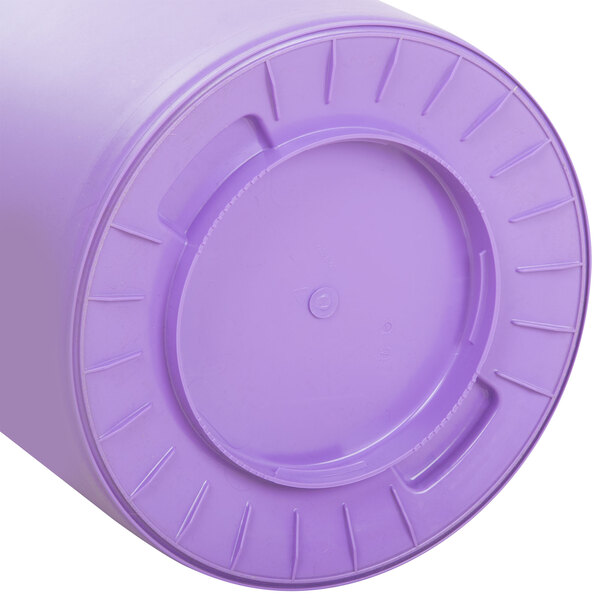 Carlisle 34101089 Bronco 10 Gallon Purple Trash Can