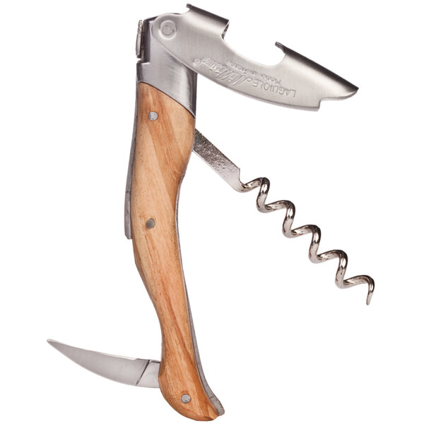 Laguiole Millesime Corkscrew with Genuine Olivewood Handle