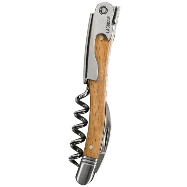 Laguiole Corkscrew with Beechwood Handle