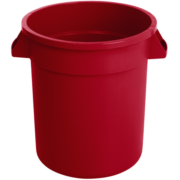 Carlisle 34101005 Bronco 10 Gallon Red Trash Can