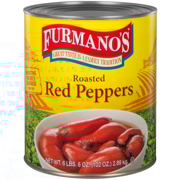 Furmano's Roasted Red Peppers 10 Can