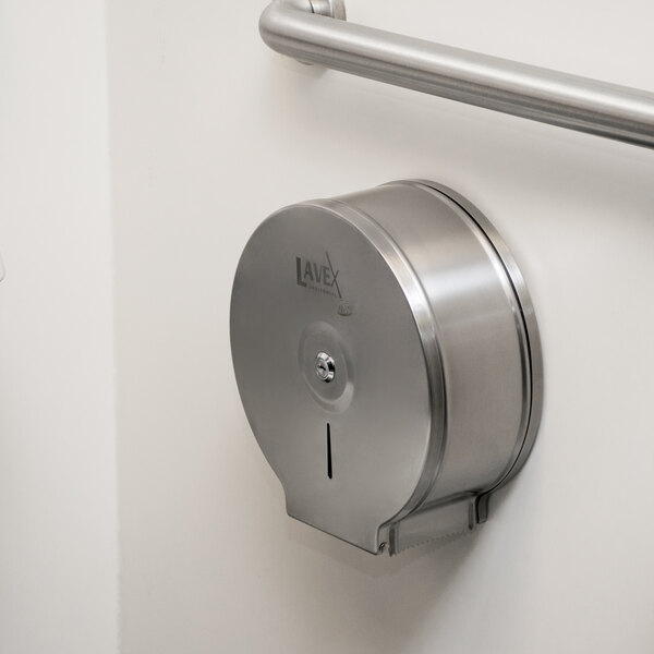 Details about   RollMaster stainless steel double roll commercial grade toilet tissue dispenser 