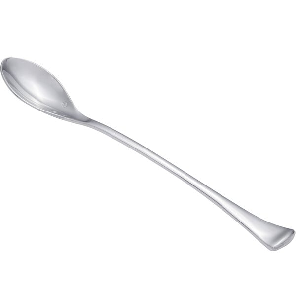 A Chef & Sommelier stainless steel iced tea spoon with a silver handle.