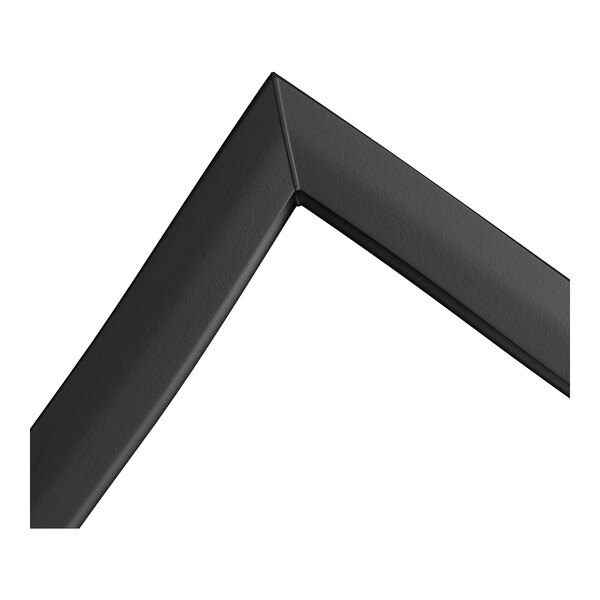 A black top door gasket for a refrigerator, measuring 25 5/8 inches by 26 5/8 inches.