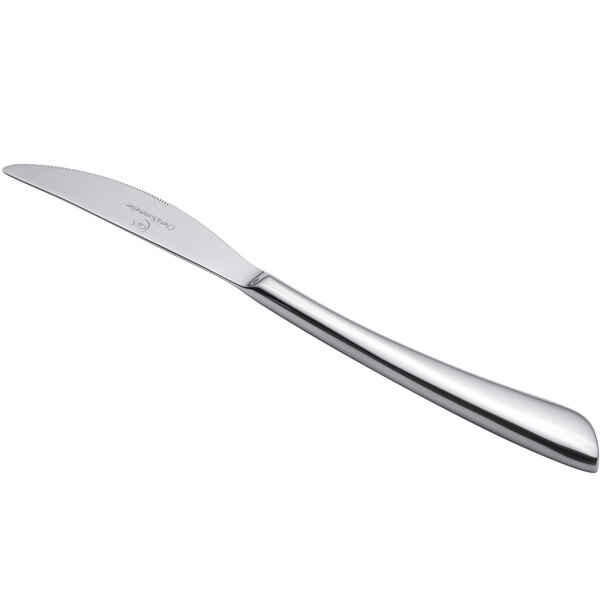A Chef & Sommelier stainless steel dessert knife with a solid handle.