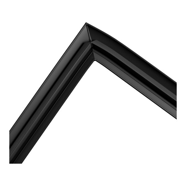 A black rubber drawer gasket measuring 25 7/8 inches by 12 1/8 inches.