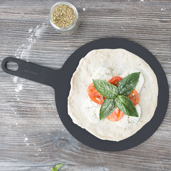 Epicurean 429151002 10" Slate Richlite Wood Fiber Round Pizza Board