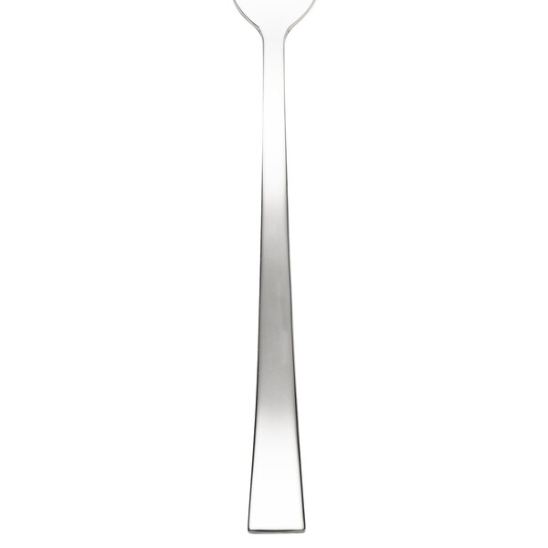 An Arcoroc stainless steel oyster fork with a silver handle.