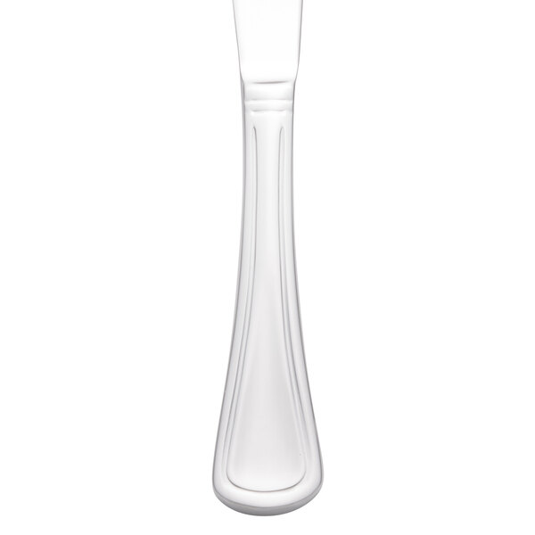 A close-up of a Libbey stainless steel bread and butter knife.