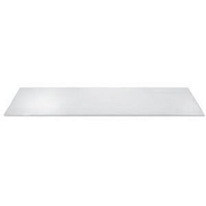 A white rectangular cutting board for Beverage-Air refrigeration.
