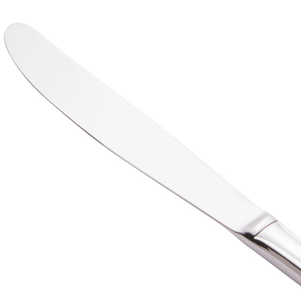 A Libbey stainless steel utility/dessert knife with a silver handle.