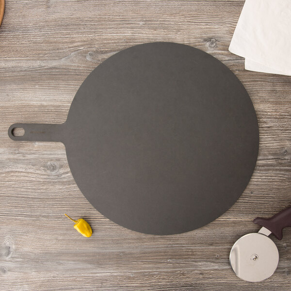 Epicurean 429211602 Slate 16" Richlite Wood Fiber Round Pizza Board