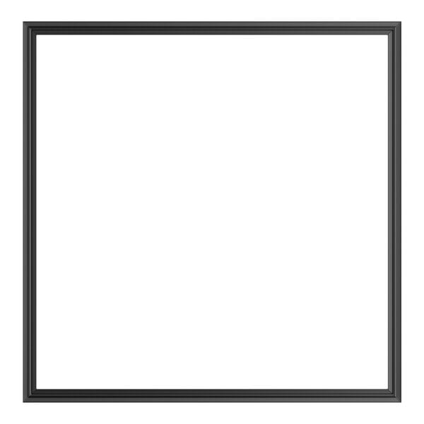 A square black door gasket measuring 25 7/8 inches by 25 7/8 inches.