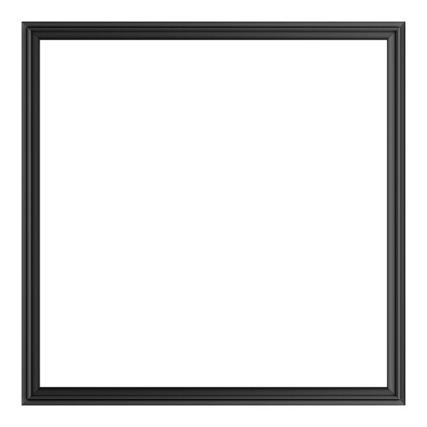 A square black door gasket measuring 25 7/8 inches by 25 7/8 inches.