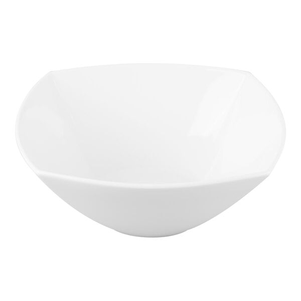 Schonwald Event 78 oz. Continental White Square Porcelain Bowl - 6/Case