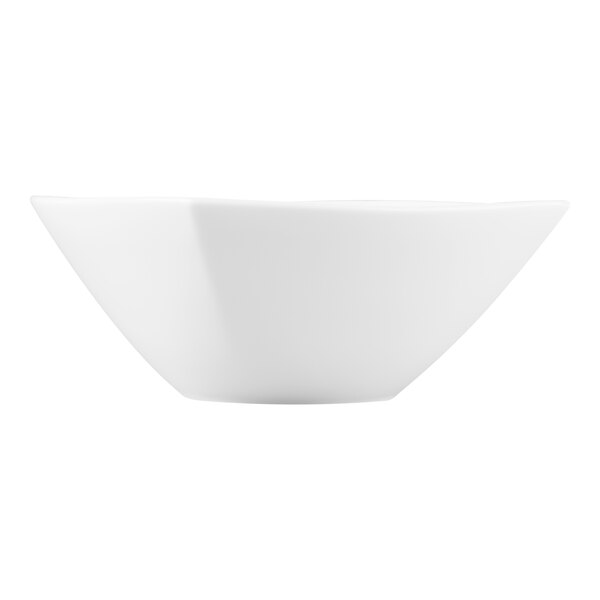 Schonwald Event 78 oz. Continental White Square Porcelain Bowl - 6/Case