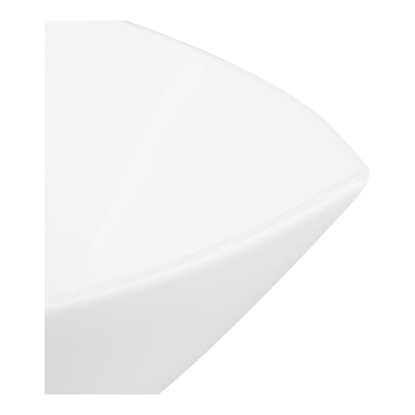 Schonwald Event 78 oz. Continental White Square Porcelain Bowl - 6/Case