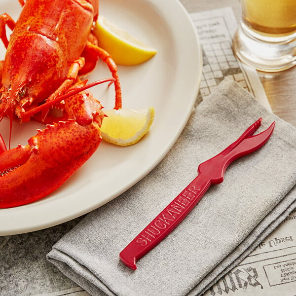  Pack of 3 - Red The Crab Silicone Utensil Rest +