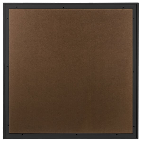 A square brown board with a black frame.
