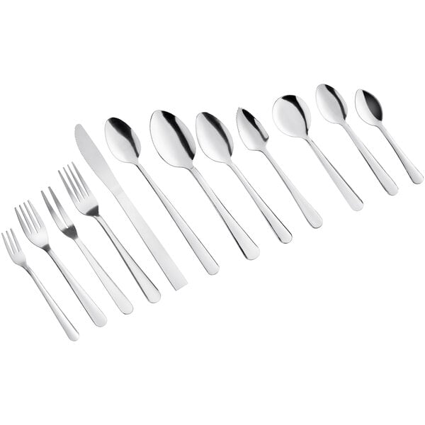 Choice Windsor stainless steel iced tea spoons.