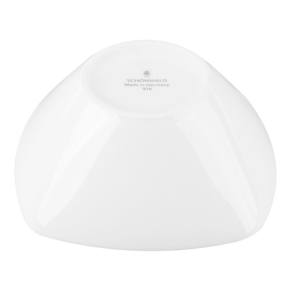 Schonwald Event 9.5 oz. Continental White Square Porcelain Bowl - 6/Case