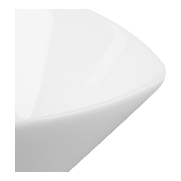 Schonwald Event 9.5 oz. Continental White Square Porcelain Bowl - 6/Case