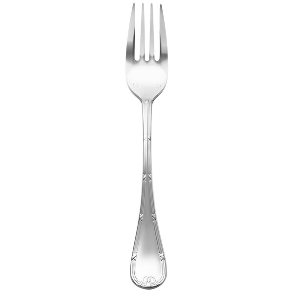 A Chef & Sommelier stainless steel salad fork with a silver handle.