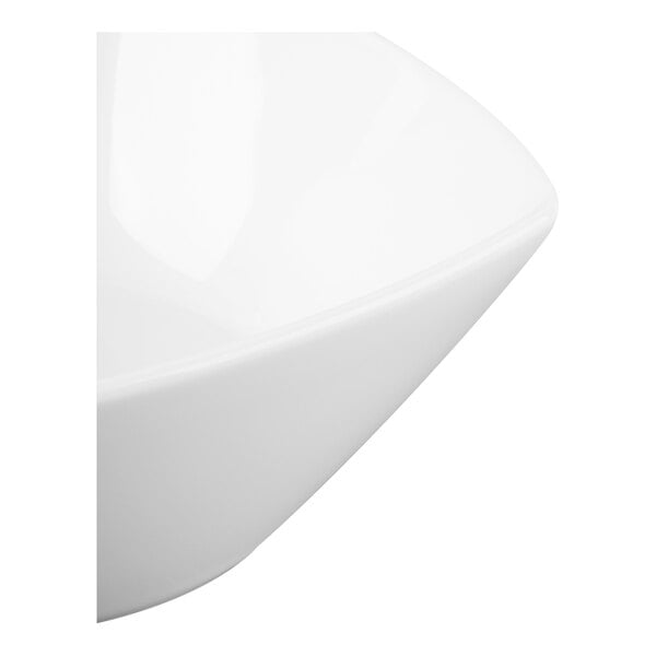 Schonwald Event 13.5 oz. Continental White Square Porcelain Low Bowl - 6/Case