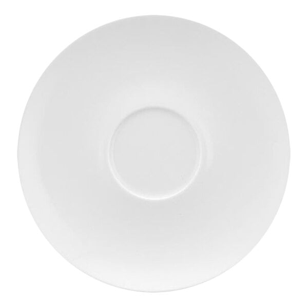 Schonwald Grace 5 1/2" Continental White Porcelain Saucer - 12/Case