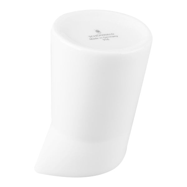 Schonwald 9394615 Grace 5 oz. Continental White Porcelain Creamer - 12/Case