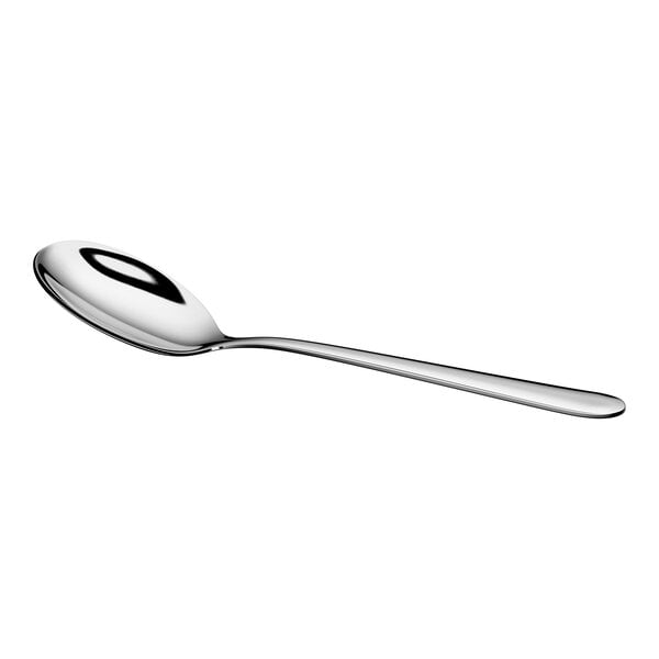 Choice Windsor 5 7/8" 18/0 Stainless Steel Medium Weight Bouillon Spoon - 12/Pack